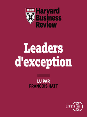 cover image of Leaders d'exception